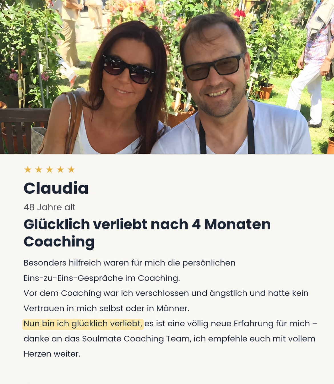 Erfolgsgeschichte Claudia