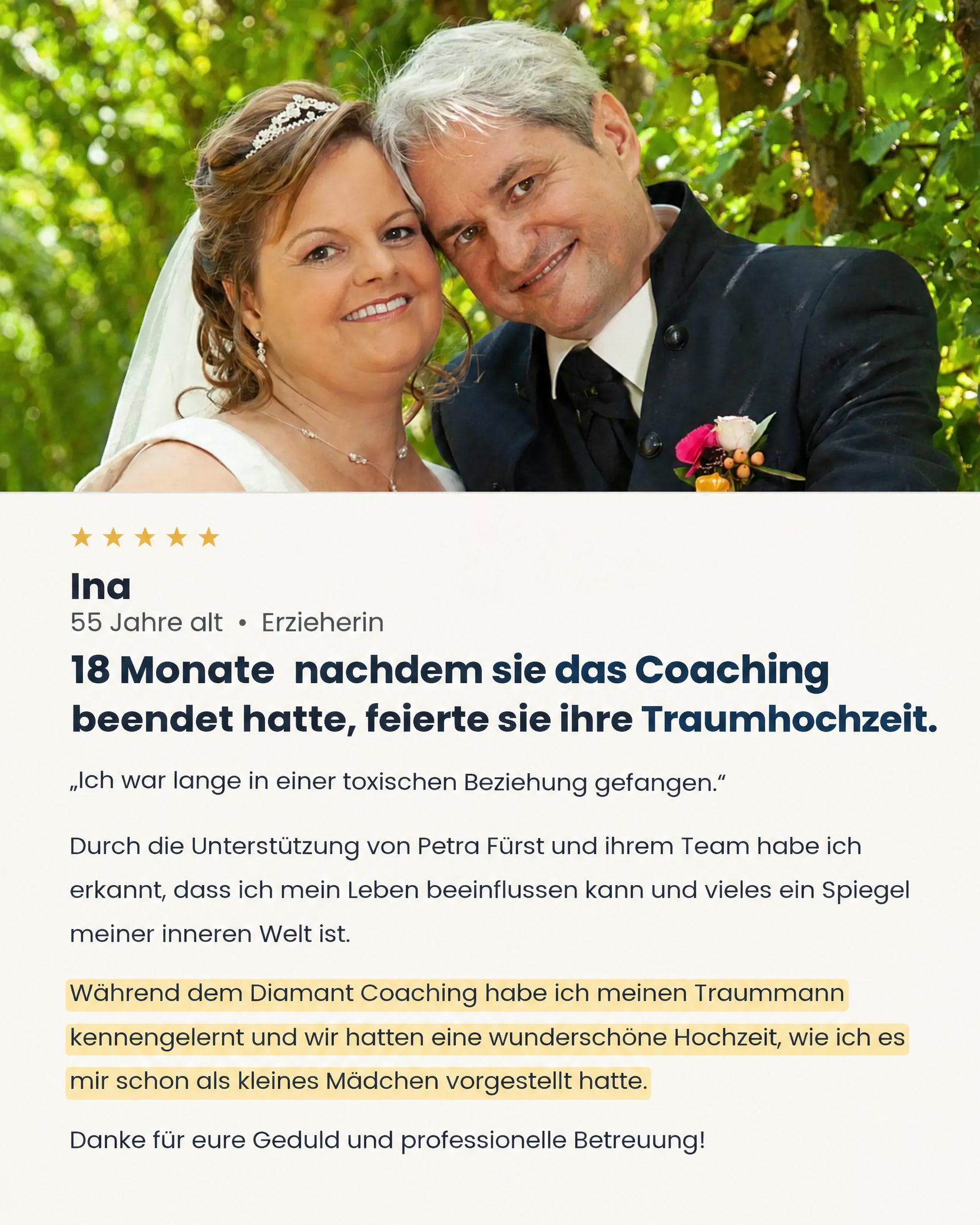 Erfolgsgeschichte Ina