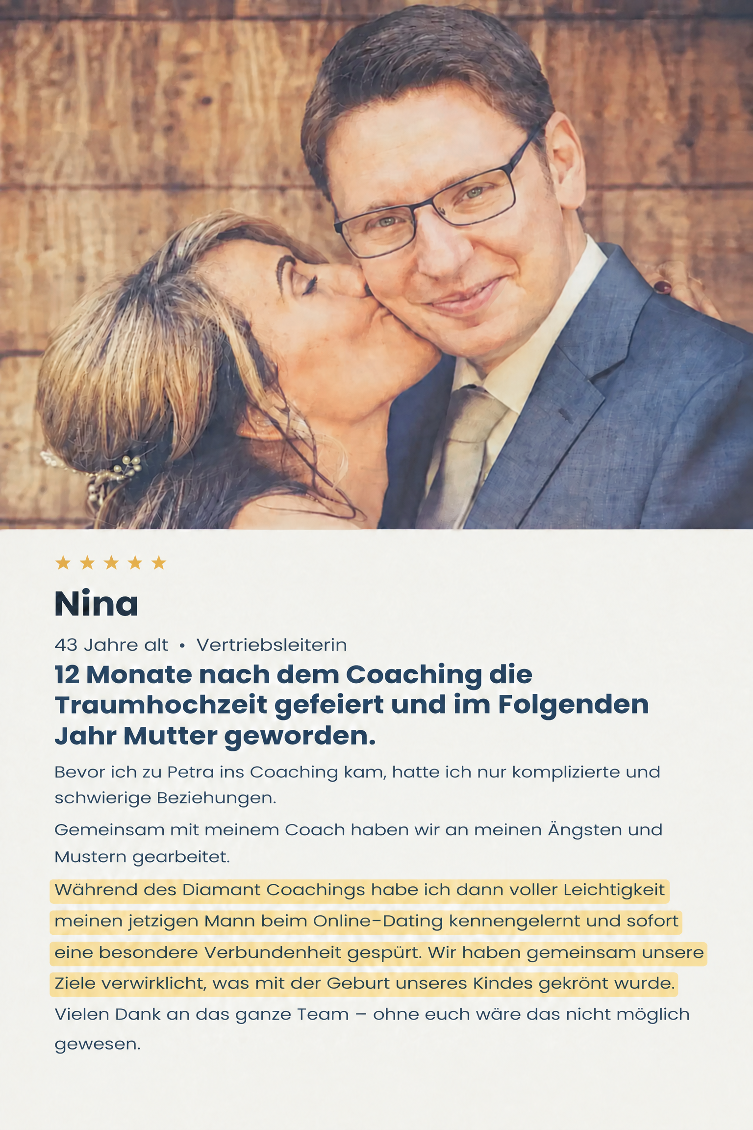 Erfolgsgeschichte Nina